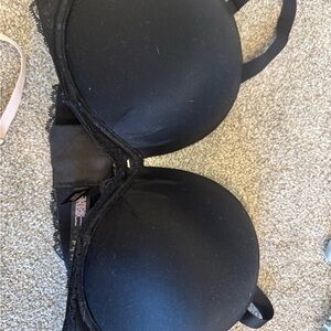 Victoria Secret Black Lace Trim Bra